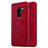 Funda de Cuero Cartera con Soporte L01 para Samsung Galaxy S9 Plus Rojo