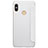 Funda de Cuero Cartera con Soporte L01 para Xiaomi Redmi Note 5 AI Dual Camera Blanco