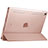 Funda de Cuero Cartera con Soporte L02 para Apple iPad Pro 10.5 Oro Rosa