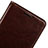 Funda de Cuero Cartera con Soporte L02 para Apple iPhone 6 Marron