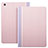 Funda de Cuero Cartera con Soporte L03 para Apple iPad Mini 3 Rosa