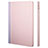 Funda de Cuero Cartera con Soporte L03 para Apple iPad Mini 4 Rosa