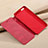 Funda de Cuero Cartera con Soporte L04 para Apple iPhone 6 Rojo