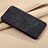 Funda de Cuero Cartera con Soporte L04 para Apple iPhone 6S Negro