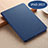 Funda de Cuero Cartera con Soporte L04 para Apple New iPad 9.7 (2018) Azul