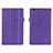 Funda de Cuero Cartera con Soporte L04 para Huawei Mediapad M3 8.4 BTV-DL09 BTV-W09 Morado