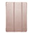 Funda de Cuero Cartera con Soporte L05 para Apple iPad Mini 3 Oro Rosa