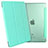 Funda de Cuero Cartera con Soporte L05 para Apple iPad Mini 4 Verde