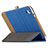 Funda de Cuero Cartera con Soporte L05 para Huawei Honor Pad 2 Azul