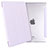 Funda de Cuero Cartera con Soporte L07 para Apple iPad Mini 3 Morado