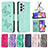 Funda de Cuero Cartera con Soporte Mariposa Carcasa B01F para Samsung Galaxy A23 4G