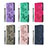 Funda de Cuero Cartera con Soporte Mariposa Carcasa B01F para Samsung Galaxy A70