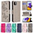 Funda de Cuero Cartera con Soporte Mariposa Carcasa B01F para Samsung Galaxy F42 5G