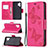 Funda de Cuero Cartera con Soporte Mariposa Carcasa B01F para Samsung Galaxy M32 5G