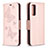 Funda de Cuero Cartera con Soporte Mariposa Carcasa B01F para Samsung Galaxy S20 FE 4G