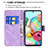 Funda de Cuero Cartera con Soporte Mariposa Carcasa B02F para Samsung Galaxy A71 4G A715