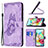 Funda de Cuero Cartera con Soporte Mariposa Carcasa B02F para Samsung Galaxy A71 4G A715