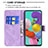 Funda de Cuero Cartera con Soporte Mariposa Carcasa B02F para Samsung Galaxy M40S