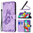 Funda de Cuero Cartera con Soporte Mariposa Carcasa B02F para Samsung Galaxy M40S