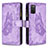 Funda de Cuero Cartera con Soporte Mariposa Carcasa B03F para Samsung Galaxy A02s