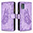 Funda de Cuero Cartera con Soporte Mariposa Carcasa B03F para Samsung Galaxy M40S