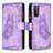 Funda de Cuero Cartera con Soporte Mariposa Carcasa B03F para Samsung Galaxy S20 FE 4G