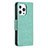 Funda de Cuero Cartera con Soporte Mariposa Carcasa L09 para Apple iPhone 13 Pro Verde