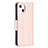 Funda de Cuero Cartera con Soporte Mariposa Carcasa L09 para Apple iPhone 15 Plus Rosa