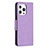 Funda de Cuero Cartera con Soporte Mariposa Carcasa L09 para Apple iPhone 16 Pro Morado