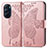 Funda de Cuero Cartera con Soporte Mariposa Carcasa para Motorola Moto Edge 30 Pro 5G