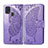 Funda de Cuero Cartera con Soporte Mariposa Carcasa para Samsung Galaxy M21s