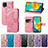 Funda de Cuero Cartera con Soporte Mariposa Carcasa para Samsung Galaxy M32 4G