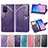 Funda de Cuero Cartera con Soporte Mariposa Carcasa para Samsung Galaxy M80S