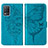 Funda de Cuero Cartera con Soporte Mariposa Carcasa Y01B para Realme 9 5G India