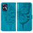 Funda de Cuero Cartera con Soporte Mariposa Carcasa Y01B para Realme C55