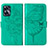 Funda de Cuero Cartera con Soporte Mariposa Carcasa Y01B para Realme C55