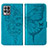 Funda de Cuero Cartera con Soporte Mariposa Carcasa Y01B para Realme Narzo 50 4G