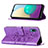 Funda de Cuero Cartera con Soporte Mariposa Carcasa Y01B para Samsung Galaxy M02