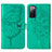 Funda de Cuero Cartera con Soporte Mariposa Carcasa Y01B para Samsung Galaxy S20 FE 4G