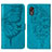 Funda de Cuero Cartera con Soporte Mariposa Carcasa Y01B para Samsung Galaxy XCover 5 SM-G525F