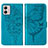 Funda de Cuero Cartera con Soporte Mariposa Carcasa YB1 para Motorola Moto G53 5G