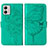 Funda de Cuero Cartera con Soporte Mariposa Carcasa YB1 para Motorola Moto G53 5G