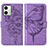 Funda de Cuero Cartera con Soporte Mariposa Carcasa YB1 para Motorola Moto G54 5G