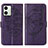 Funda de Cuero Cartera con Soporte Mariposa Carcasa YB1 para Motorola Moto G54 5G