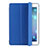 Funda de Cuero Cartera con Soporte para Apple iPad Air Azul