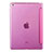 Funda de Cuero Cartera con Soporte para Apple iPad Mini 2 Rosa Roja