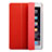 Funda de Cuero Cartera con Soporte para Apple iPad Mini 3 Rojo