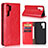 Funda de Cuero Cartera con Soporte para Huawei P30 Pro New Edition Rojo