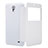 Funda de Cuero Cartera con Soporte para Samsung Galaxy Mega 2 G7508Q Blanco