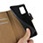 Funda de Cuero Cartera con Soporte para Samsung Galaxy Note 20 5G Negro